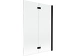 Mexen Mist Paratia Della Doccia A 2 Ante Destra 120 X 150 Cm, Trasparente, Nero - 8A9-120-002-70-00-P