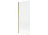 Mexen Mist Schermo Doccia Ad Un'anta 80 X 150 Cm, Trasparente, Oro Spazzolato - 8A9-080-001-55-00