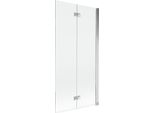 Mexen Mist Paravento Da Doccia A 2 Ante Destro 90 X 150 Cm, Trasparente, Cromo - 8A9-090-002-01-00-P