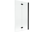 Mexen Mist Paratia Per Doccia A 2 Ante Destra 100 X 150 Cm, Trasparente, Nero - 8A9-100-002-70-00-P