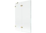 Mexen Lunar Paratia Da Doccia A 2 Ante Sinistra 110 X 150 Cm, Trasparente, Dorata - 897-110-100-50-00-L