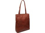 The Chesterfield Brand Borsa A Tracolla Con Scomparto Per Laptop Solvia Shopper Cognac Marrone
