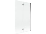 Mexen Mist Paratia Per Doccia Pieghevole A 2 Ante Destra 110 X 150 Cm, Trasparente, Cromo - 8A9-110-002-01-00-P
