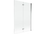 Mexen Mist Paratia Doccia A 2 Ante Destra 120 X 150 Cm, Trasparente, Cromata - 8A9-120-002-01-00-P