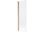 Mexen Mist Paratia Per Doccia 1 Anta 60 X 150 Cm, Trasparente, Rame Spazzolato - 8A9-060-001-65-00