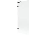 Mexen Lunar L Paratia Per Vasca Da Bagno 1-Anta 80 X 150 Cm, Trasparente, Nero - 897L-080-000-70-00