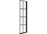 Mexen Mist Para-Doccia 1-Anta Destra 50 X 150 Cm, Griglia Nera, Nero - 8A9-050-001-70-77-P