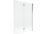 Mexen Mist Paratia Da Doccia 2 Ante Destra 130 X 150 Cm, Trasparente, Cromo - 8A9-130-002-01-00-P