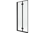 Mexen Mist Paratia Della Doccia 2 Ante Sinistra 80 X 150 Cm, Cornice Nera, Nero - 8A9-080-002-70-70-L