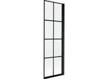 Mexen Mist Paravento Doccia 1-Anta Destra 60 X 150 Cm, Griglia Nera, Nero - 8A9-060-001-70-77-P