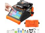 Giuntatrice Per Fibre Ottiche Vevor, 6 Motori, Giuntatrice A Fusione, Allineamento Nucleo/Bordo, Giunzione 6 S, Riscaldamento 13 S, Touch Screen, Giuntatrice A Fusione 3 In 1, Batteria 7800 Mah Per Sm Mm Ds Nzds