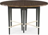 Casa Padrino Tavolo Da Pranzo Marrone Scuro / Nero 122-182 Cm - Allungabile