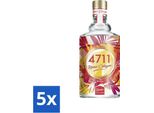 4711 - Remix Cologne - Eau De Cologne Spray - Pompelmo - Unisex - 100 Ml - Confezione Risparmio - 5 Pezzi