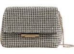 Ted Baker Borsa Da Sera Borsa A Tracolla Gliters Crystal Mini Cross Body Bag Silver Argentato