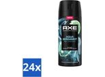 Axe Deodorante Spray Corpo Aqua Bergamotto 150 Ml - Confezione Risparmio - 24 Pezzi