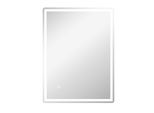 Aiorber Specchio Da Bagno Rettangolare A Led 80X60 Cm Touch Dimmerabile Antiappannamento Specchio Da Parete Con Luce Argento