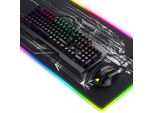 Tastiera Meccanica, Mouse E Tappetino Per Mouse Da Gioco Titanwolf Set Di Tastiera, Mouse E Tappetino Per Mouse, Anti-Ghosting, Led 19 Modalità, Macro, 10800Dpi, Tappetino Da Tavolo Xxl