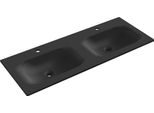Mexen Vela Lavabo Incassato Doppio 121 X 46,5 Cm, Nero Opaco - 25231271D