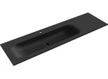 Mexen Vela Lavabo Da Incasso A Sinistra 161 X 46,5 Cm, Nero Opaco - 25231671L