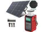 Stazione Di Ricarica Swarey S200 Dc Powerbank Con Pannello Solare Da 100W, 140W Generatore Solare 192Wh Power Station Caricabatter Lifepo4