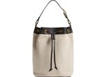 Ted Baker Borsa A Tracolla Borsa A Tracolla Tashah Belt Detail Canvas Herringbone Shoulder Bag Brn-Choc Beige