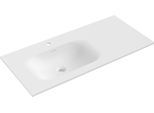 Mexen Vela Lavabo Incassato A Sinistra 101 X 46,5 Cm, Bianco Opaco - 25231001L