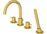 Steinberg SéRie 100 Robinetterie De Baignoire, Montage Sur Bord De Baignoire, 4 Trous, Saillie : 192Mm, 1002400BG, 1002400BG