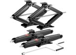 Succebuy Martinetto A Forbice Per Camper 4 Pz. Capacità Di Carico 2268 Kg, Altezza Di Sollevamento 103-595 Mm