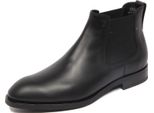 G2236 Beatles Stivaletto Uomo Tod's Black Leather Boot Shoe Man