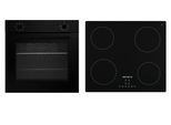 Forno Cucina Nero Opaco Piano Cottura Induzione Incasso Autosufficiente Senza Cornice Respekta