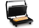 Alpina Contact Grill Sandwich Maker - 700 Watt - 23 X 14,5 Cm - Antiaderente - Protezione Da Surriscaldamento