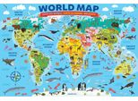 Eurographics Mappa Del Mondo Illustrata Puzzle Da 100 Pezzi