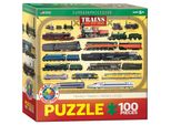 Eurographics Puzzle Treni 100 Pezzi