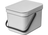 Cestino Per Rifiuti Brabantia Sort Go. Grigio Chiaro 6 L