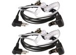 Retevis M001 Cuffia Radio Ricetrasmittente Con Copriauricolari A 2 Pin Con Tubo Acustico (2 Pz.)