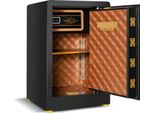 Costway 42,5L Cassaforte Con Serratura A Combinazione, Cassetta Di Sicurezza Integrata, Ripiano Estraibile, Cassaforte Per Mobili Ignifuga, Incl. 2 Chiavi Di Emergenza, 37,5X36,5X59Cm