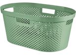 Curver Infinity Dots 40L Cesto Per La Biancheria Verde