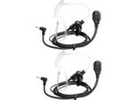 Retevis EA101M Cuffia Radio, Cuffia A 1 Pin Da 2,5 Mm Compatibile Con La Radio Retevis RT45 Motorola (2 Pz.)