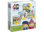 Bambolino Toys Fien En Teun 4In1 Puzzle 4-16 Pezzi