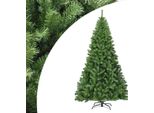 Costway 225Cm Albero Di Natale Artificiale, Albero Di Natale Con Sistema Pieghevole, Albero Di Natale 1346 Aghi In Pvc, Albero Di Natale Artificiale Con Supporto In Metallo, Verde