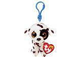 Ty Portachiavi Beanie Boos Clip-Cane Dalmata-Luther-Bianco E Nero-Con Occhi Glitterati Oro, T35254 Ty
