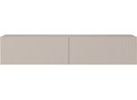 Selsey Veldio - Mobile Tv 140 Cm Grigio Beige Con Frontale Fresato