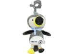 Baby Mix Tukan Peluche Grigio Con Macchinetta E Clip