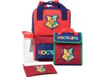Harry Potter - Set Di Zaini Per Bambini - 4 Pezzi NS7272 (Taglia Unica) (Rosso/Verde/Blu)