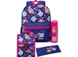 Paw Patrol - Set Di Zaini Per Ragazze - 4 Pezzi NS7333 (Taglia Unica) (Blu)