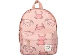 Zaino Vadobag Paris Full Of Wonders Con Stampa All-Over Del Simpatico Granchio Rosa Taglia Unica