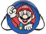 Danielle Nicole - Borsa A Tracolla, 'Super Mario' NS5825 (Taglia Unica) (Blu Brillante/Rosso/Argento)