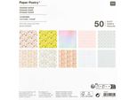 Rico Design Fogli Pieghevoli Fiori Assortiti 15X15 Cm 70 G/M² Set Di Carta Origami