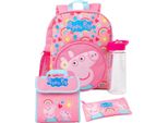 Peppa Pig - Zaino, Set Di Loghi NS7404 (Taglia Unica) (Rosa)