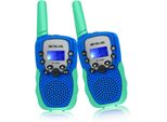 Retevis RT388 Walkie Talkie Per Bambini, Regali Per Bambini Dai 4 Ai 12 Anni, Ragazze E Ragazzi, Vox, 10 Suonerie, Gioco Per Il Campeggio, Gioco Per Famiglie